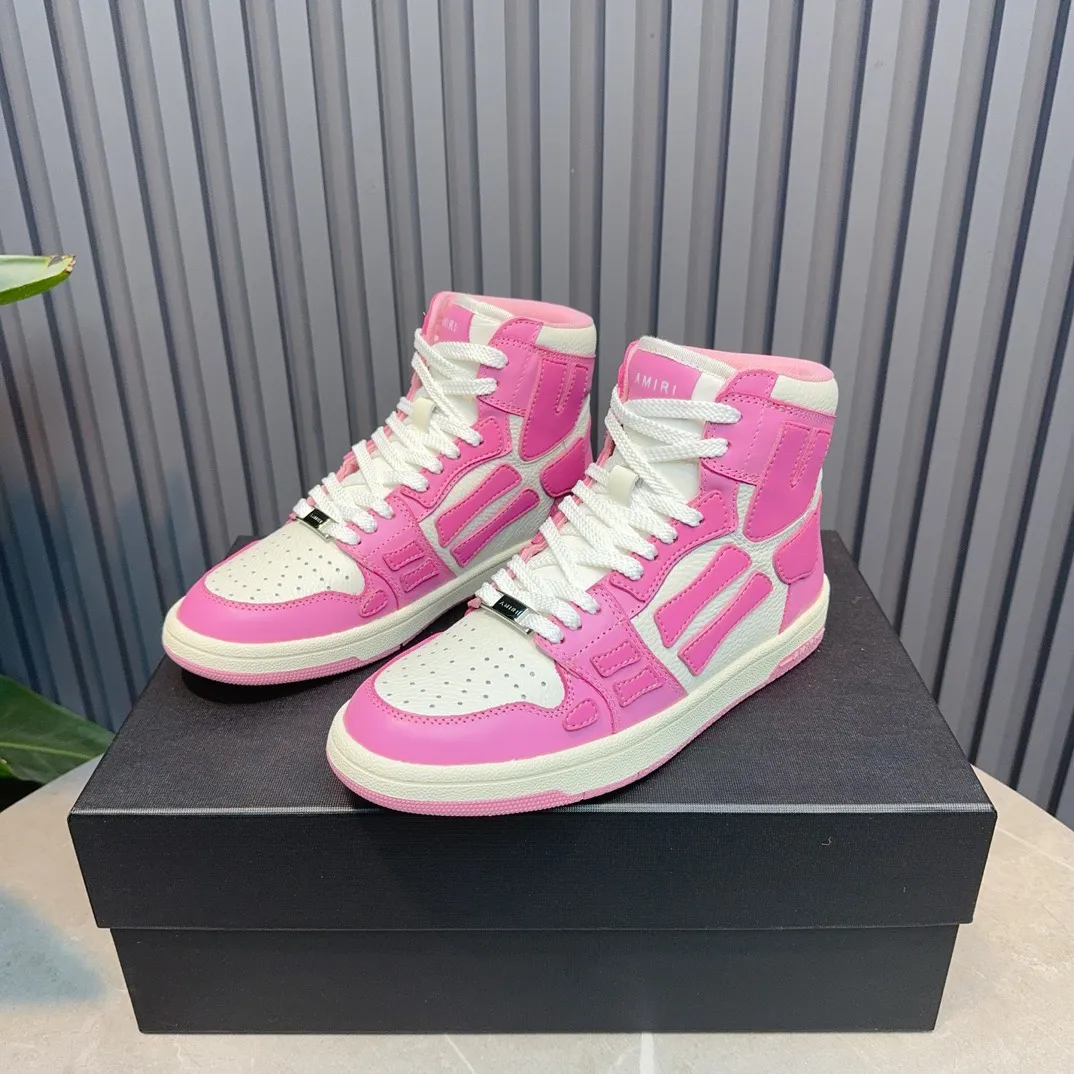 Men's shoes💰620💰 AMIRI AMIRI trendy brand hot sale🔥 Available all year round✅Couples💑 Official website synchronization Imported fabrics 1⃣️ratio 1⃣️Re-engraved, original factory special original sole, 35-45 (38.45. Non-refundable)
